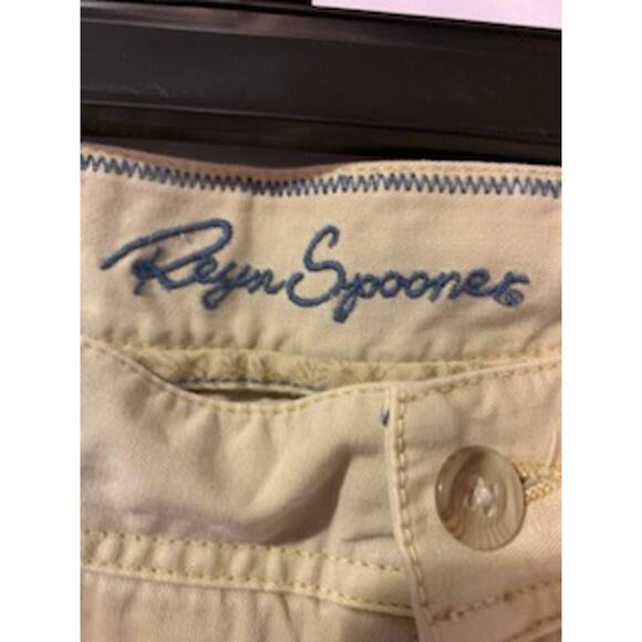 Reyn Spooner Tan Straight Leg Flat front pant Men's Khaki's 42/30 - Picture 4 of 7